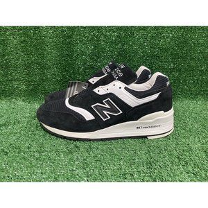 New Balance 977 Made In USA Sneaker Shoes Black White [M997BBK] Men’s Size 7